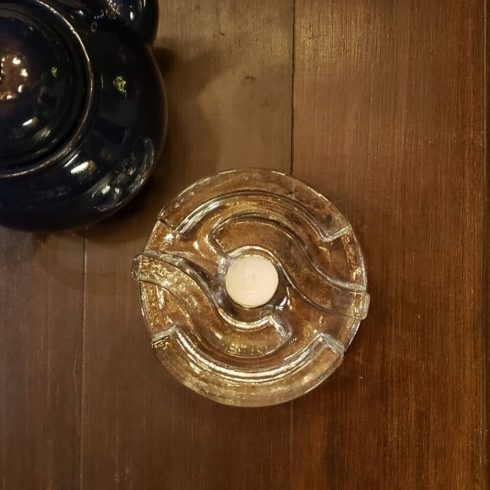 GLASDESIGN by GeorgShütte Glass Teapot Warmer - Germany MCM/VTG
